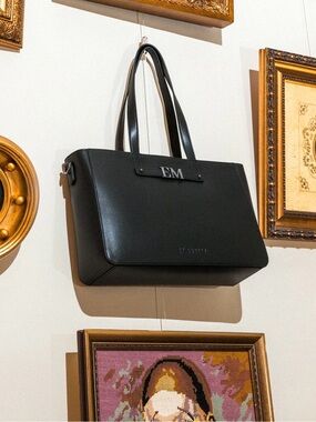 Brand new Saint Oddity wide Structured Tote Black with metal removable hardware